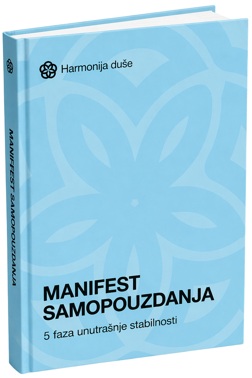 Manifest samopouzdanja — 3D mockup knjige