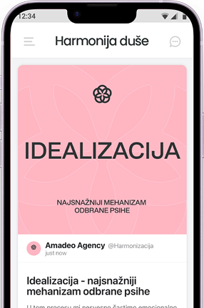 Harmonizacija app — primer teme Idealizacija