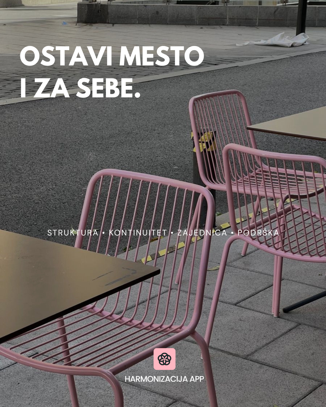 Ostavi mesto i za sebe.